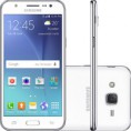 Smartphone Samsung Galaxy J5 Duos Dual Chip Desbloqueado Android 5.1 Tela 5" 16GB 4G Wi-Fi Câmera 13MP - Branco